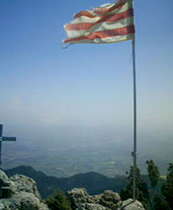 La senyera al cim